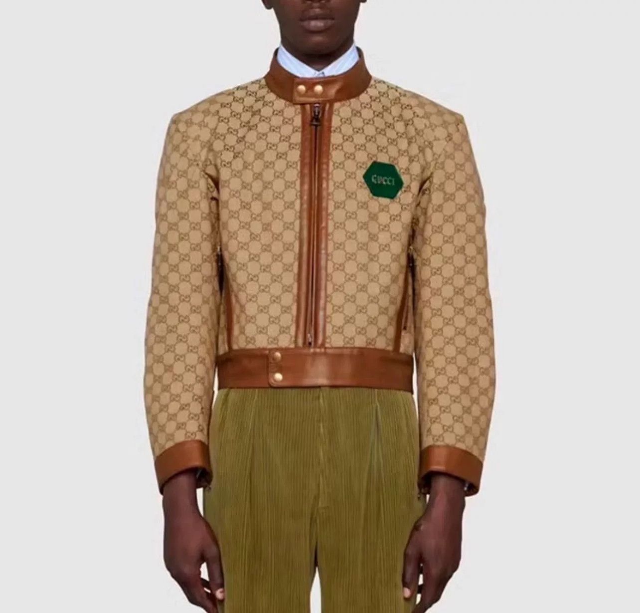 Gucci Gucci Logo Print Short Zip Jacket Size US M / EU 48-50 / 2 - 9 Thumbnail