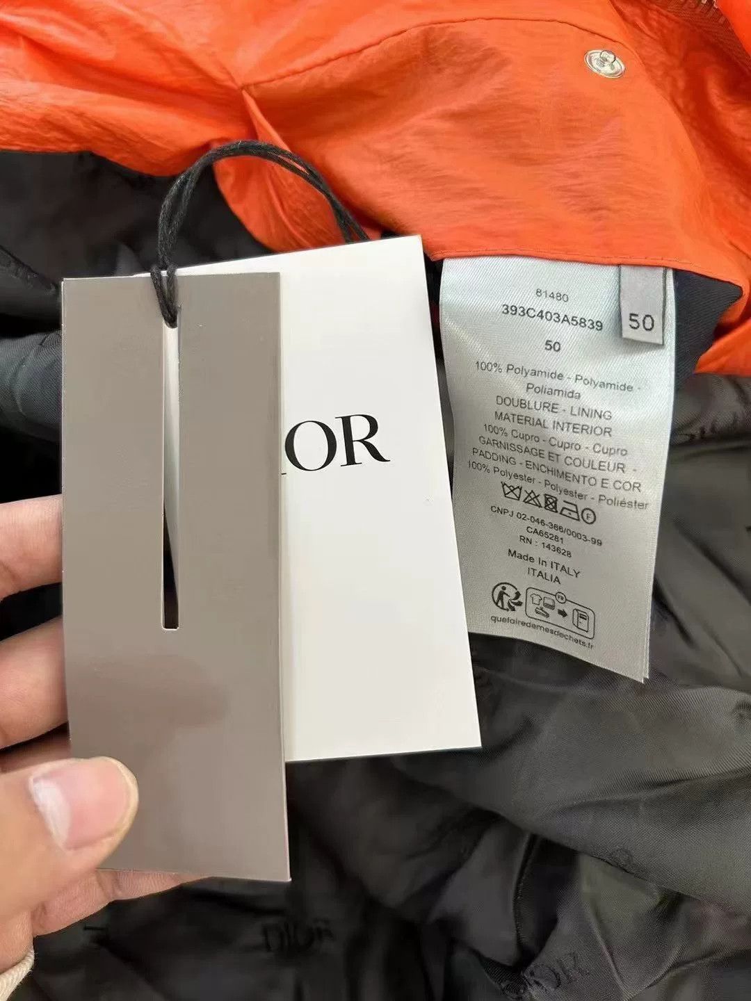 Dior Dior 2023FW Orange Multi-Pocket Jacket Size US XL / EU 56 / 4 - 4 Thumbnail