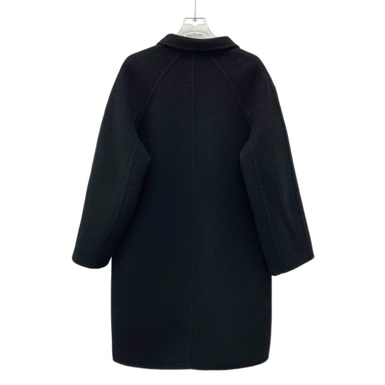 Hermes Hermes Black Cashmere Lapel Coat XS Size US XS / EU 42 / 0 - 2 Thumbnail