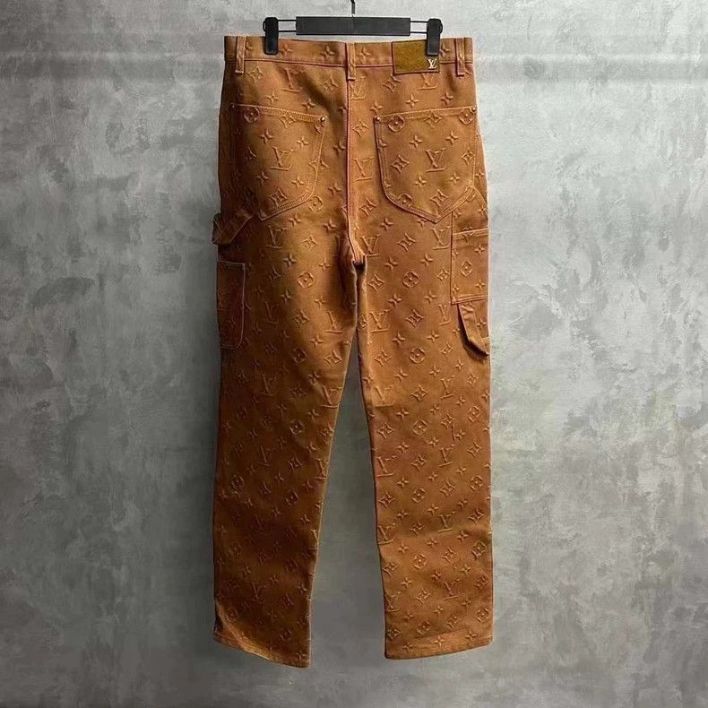 Louis Vuitton Louis Vuitton Monogram Khaki Jeans Size US 33 - 2 Thumbnail