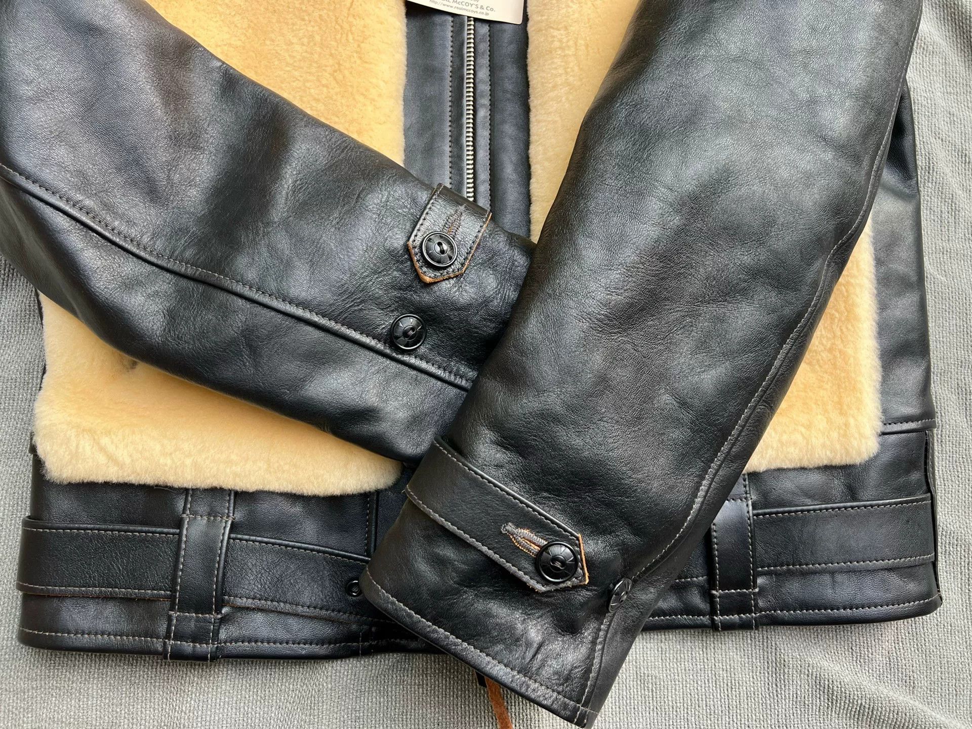 The Real McCoy's Joe McCoy Tea Core Horsehide Jacket Size US M / EU 48-50 / 2 - 3 Thumbnail