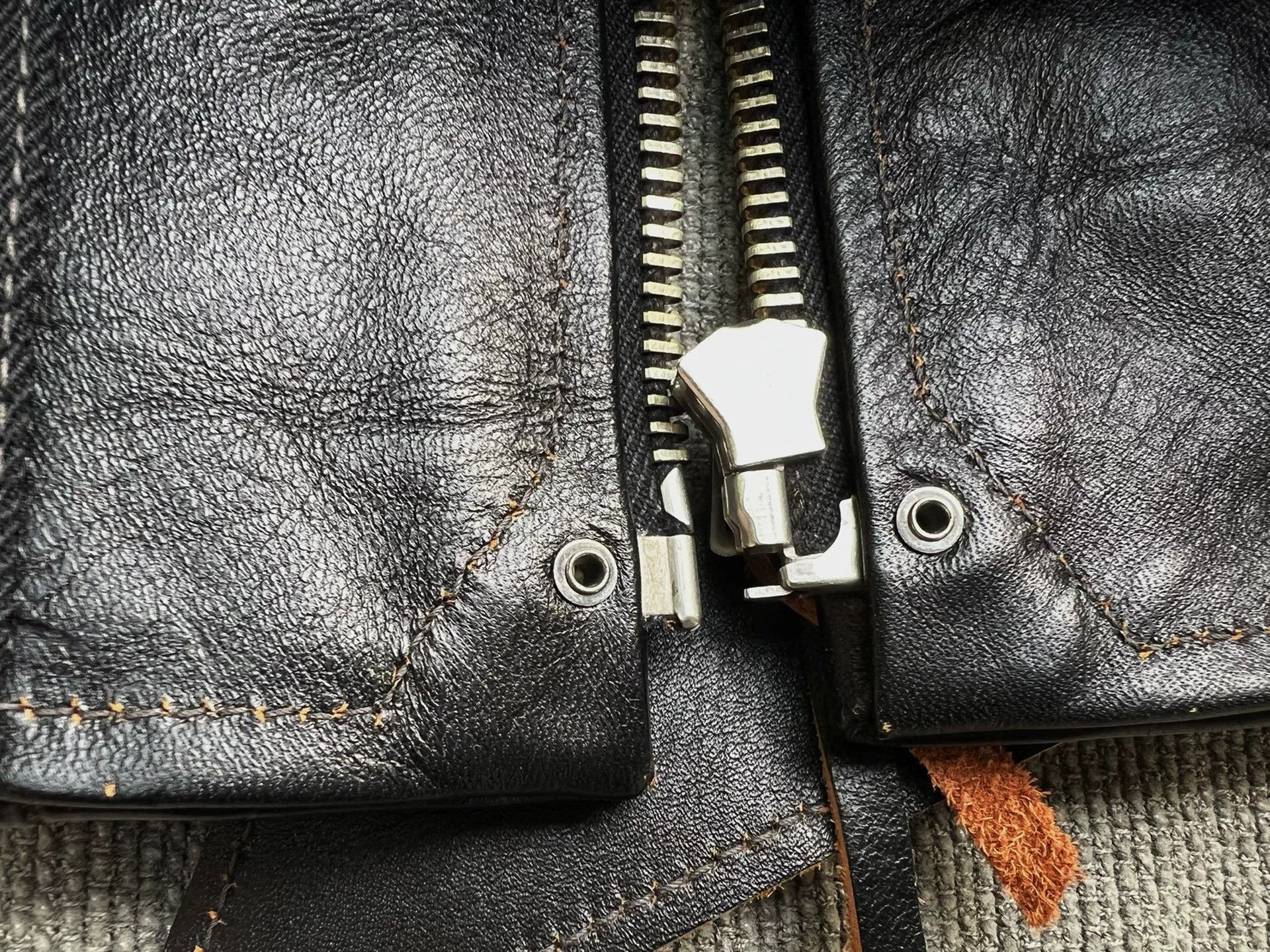 The Real McCoy's Joe McCoy Tea Core Horsehide Jacket Size US M / EU 48-50 / 2 - 8 Thumbnail