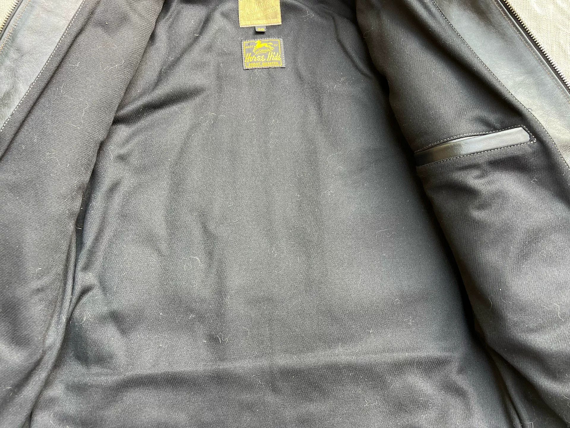 The Real McCoy's Joe McCoy Tea Core Horsehide Jacket Size US M / EU 48-50 / 2 - 5 Thumbnail