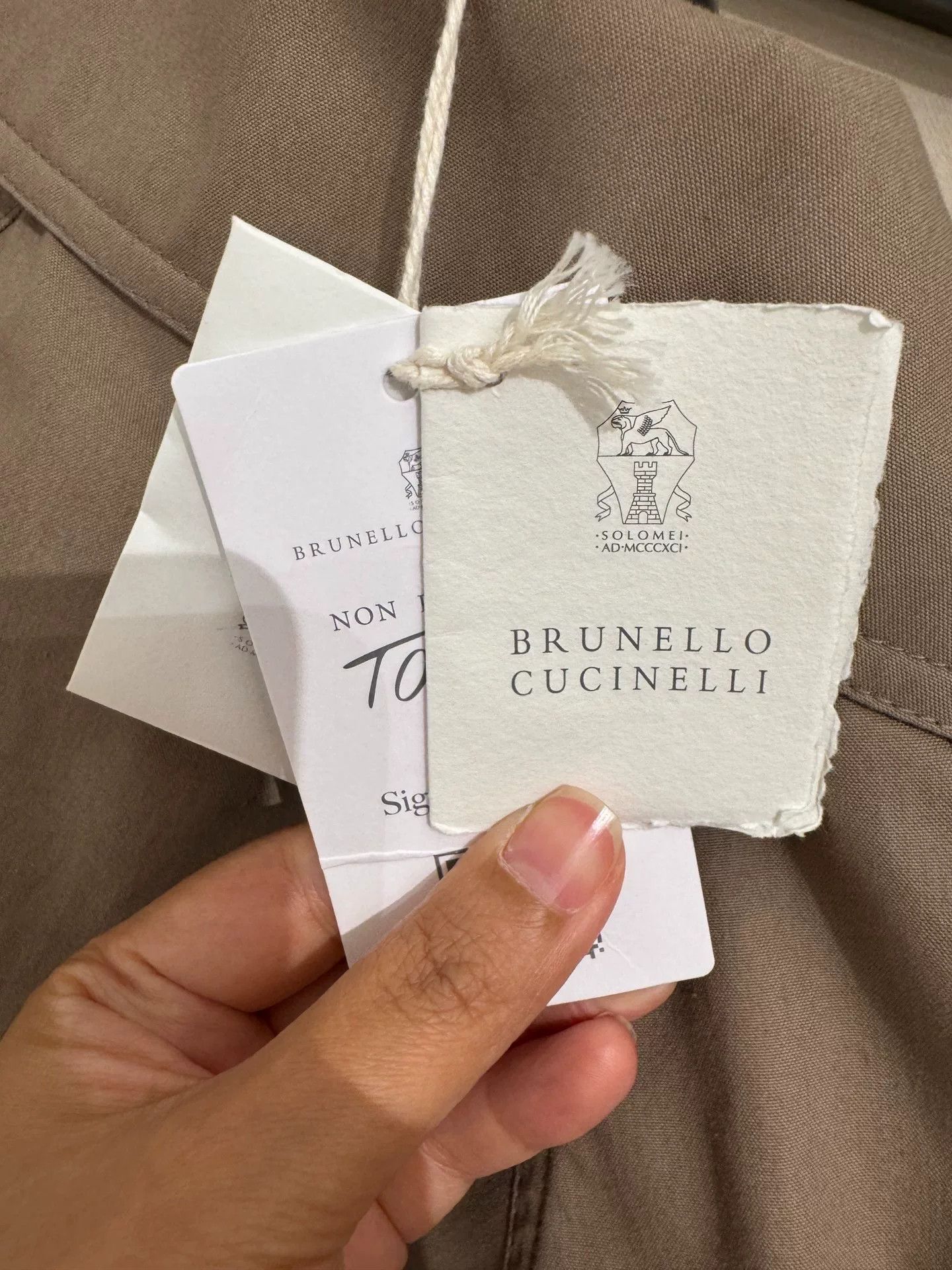 Brunello Cucinelli Brunello Cucinelli Beige Coat Size 38 Size US S / EU 44-46 / 1 - 6 Thumbnail