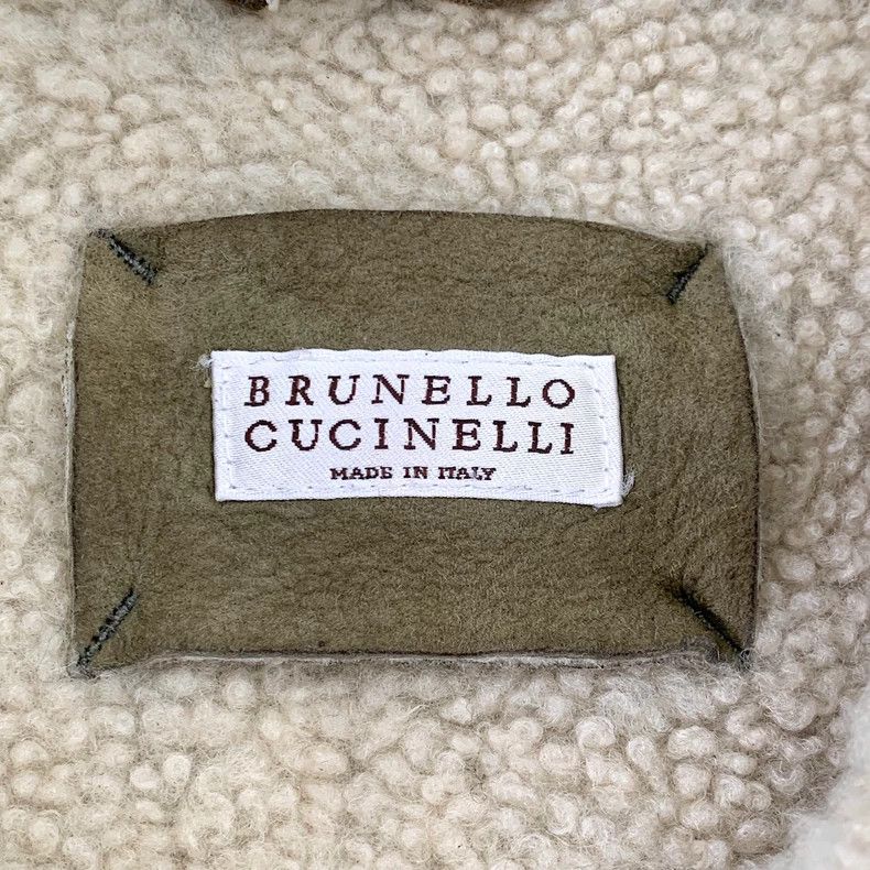 Brunello Cucinelli Brunello Cucinelli Green Shearling Jacket XS Size US XS / EU 42 / 0 - 6 Thumbnail