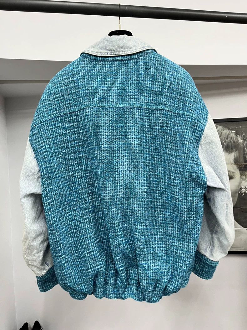 Chanel Chanel Blue Denim Woven Jacket Size US M / EU 48-50 / 2 - 3 Thumbnail