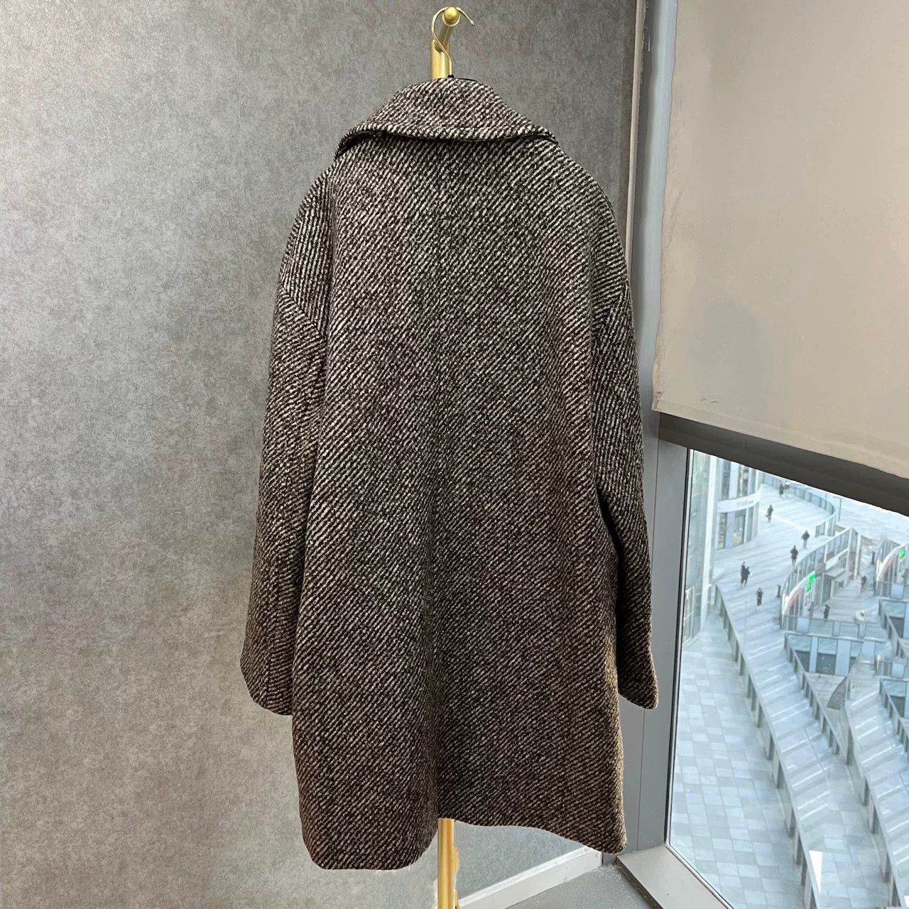Hermes Hermes Wool Classic Stripe Coat Size US XL / EU 56 / 4 - 2 Thumbnail