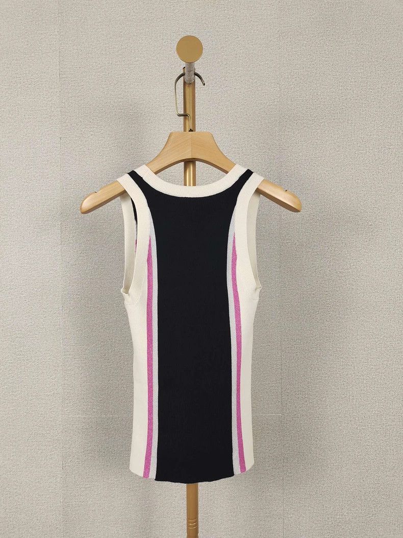 Chanel Chanel Sequin CC Knit Tank Top Size US S / EU 44-46 / 1 - 2 Thumbnail
