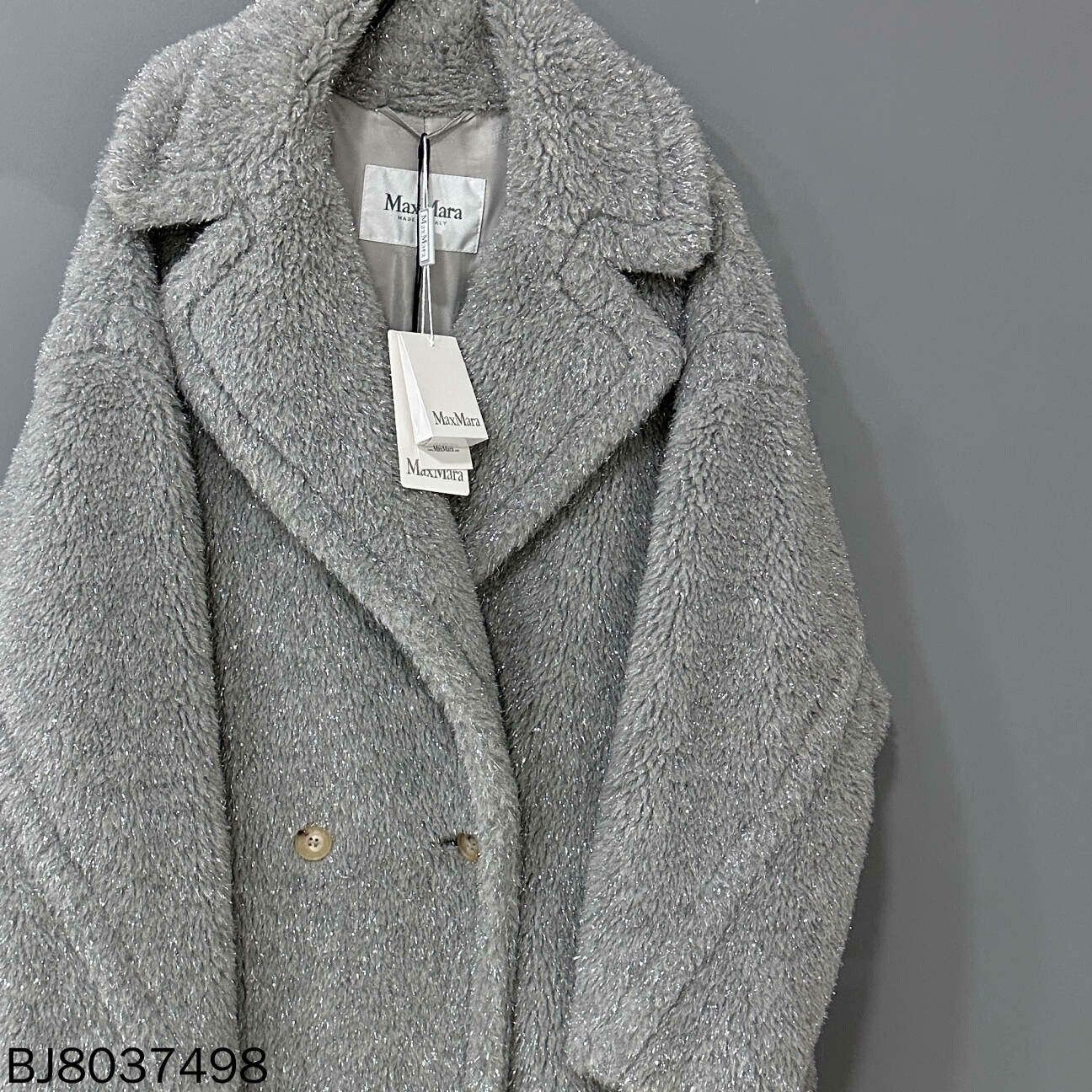 Max Mara gray teddy coat by MaxMara Size US M / EU 48-50 / 2 - 2 Thumbnail