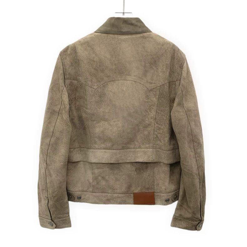 Dior Dior Brown Suede Leather Jacket Size US M / EU 48-50 / 2 - 2 Thumbnail