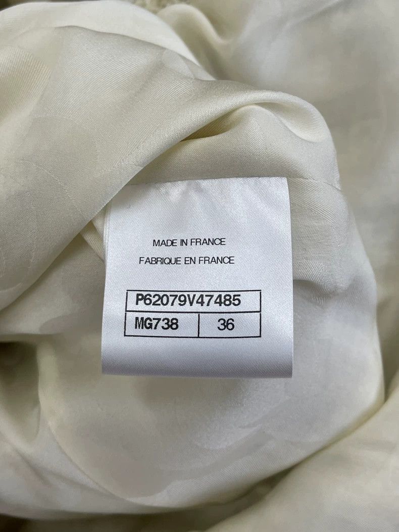 Chanel Chanel White Plaid Tweed Coat Size US S / EU 44-46 / 1 - 6 Thumbnail