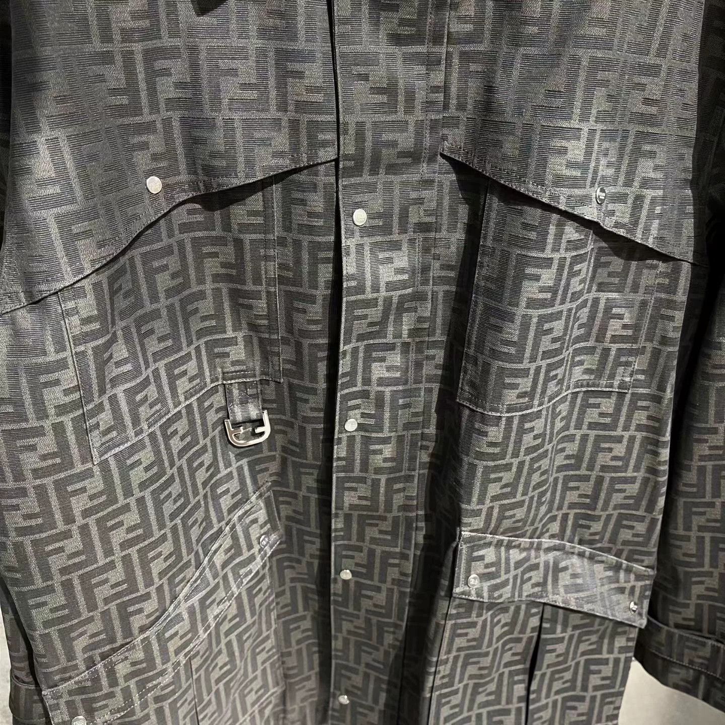 Fendi Fendi FF Logo Print Coat Size US L / EU 52-54 / 3 - 4 Thumbnail