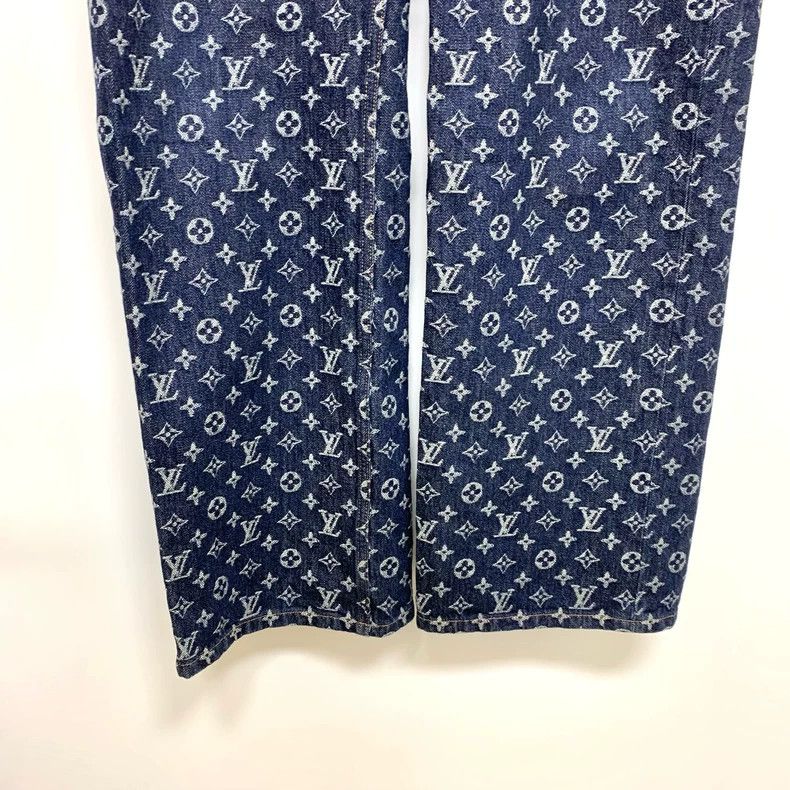 Louis Vuitton LV x Timberland Monogram Denim Jeans Size US 31 - 6 Thumbnail