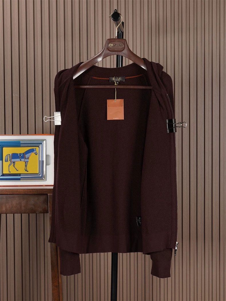 Loro Piana Men's Thick Cashmere Hooded Jacket Size US S / EU 44-46 / 1 - 2 Thumbnail