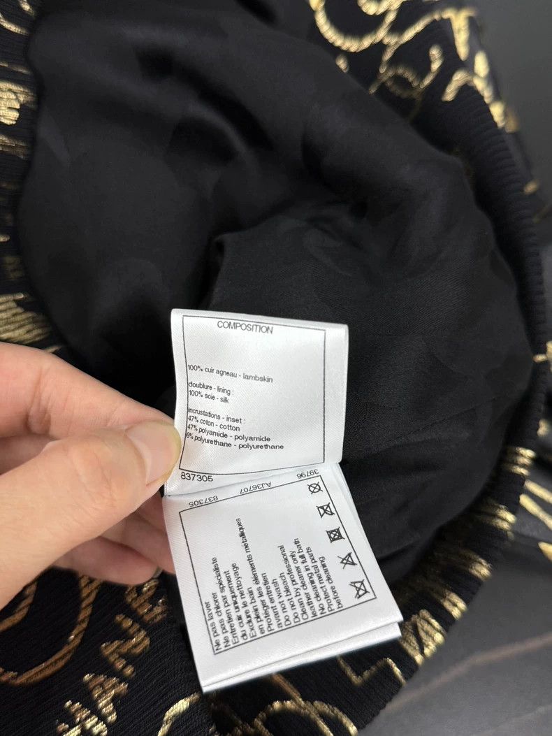 Chanel Chanel Egypt Graffiti Leather Jacket Size US M / EU 48-50 / 2 - 6 Thumbnail