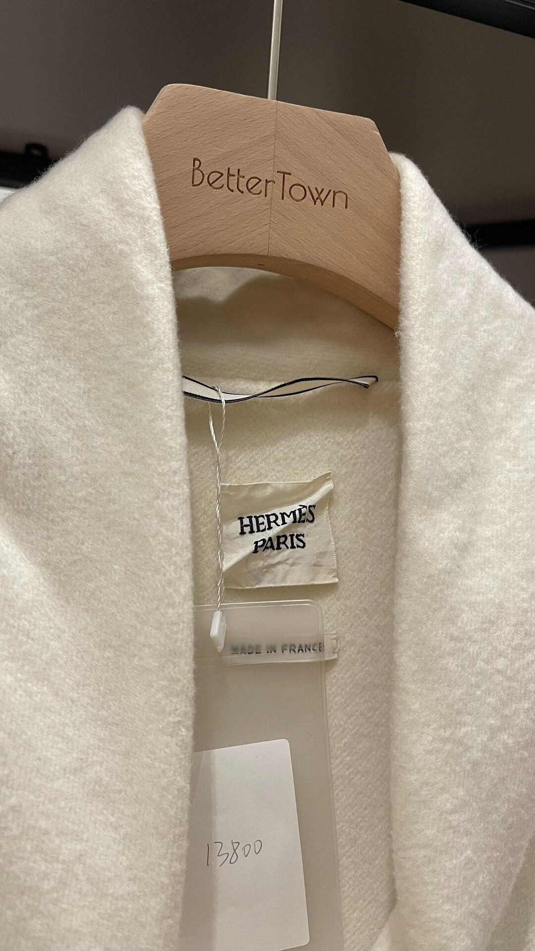 Hermes Hermes Off-White Cashmere Short Coat Size US S / EU 44-46 / 1 - 3 Thumbnail