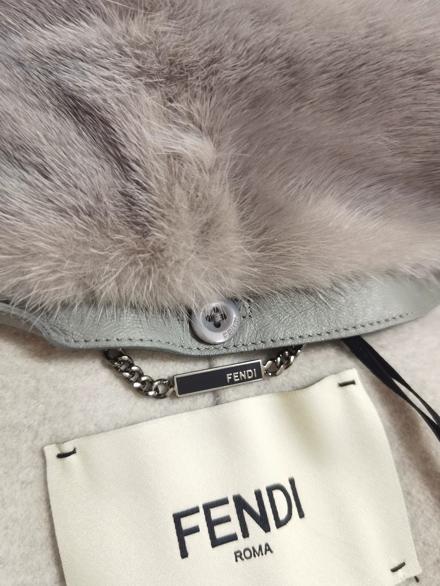 Fendi Fendi Pure Cashmere Fur Collar Coat Size US M / EU 48-50 / 2 - 5 Thumbnail