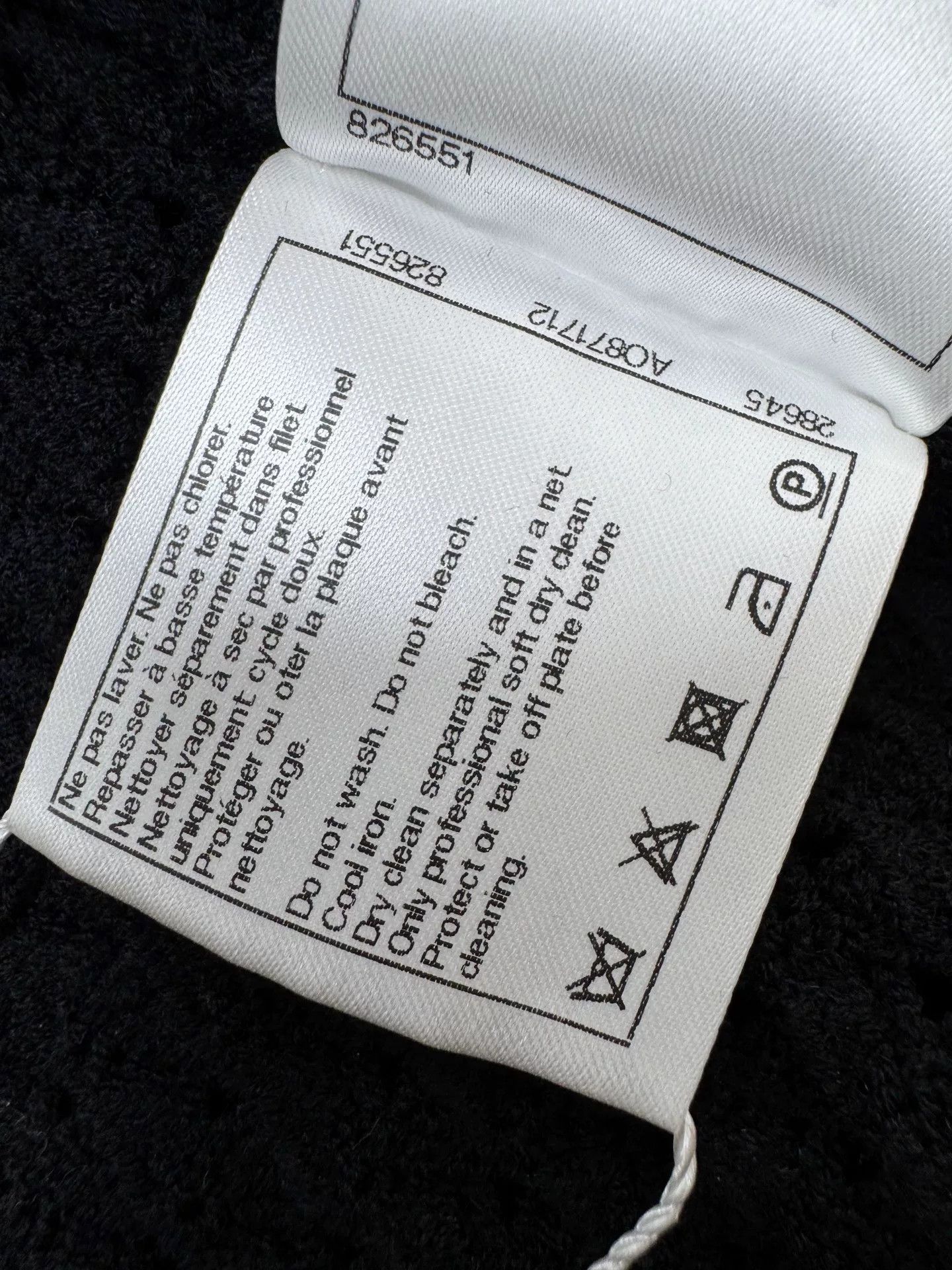 Chanel Chanel 17A Black Knit Dress Size US M / EU 48-50 / 2 - 6 Thumbnail