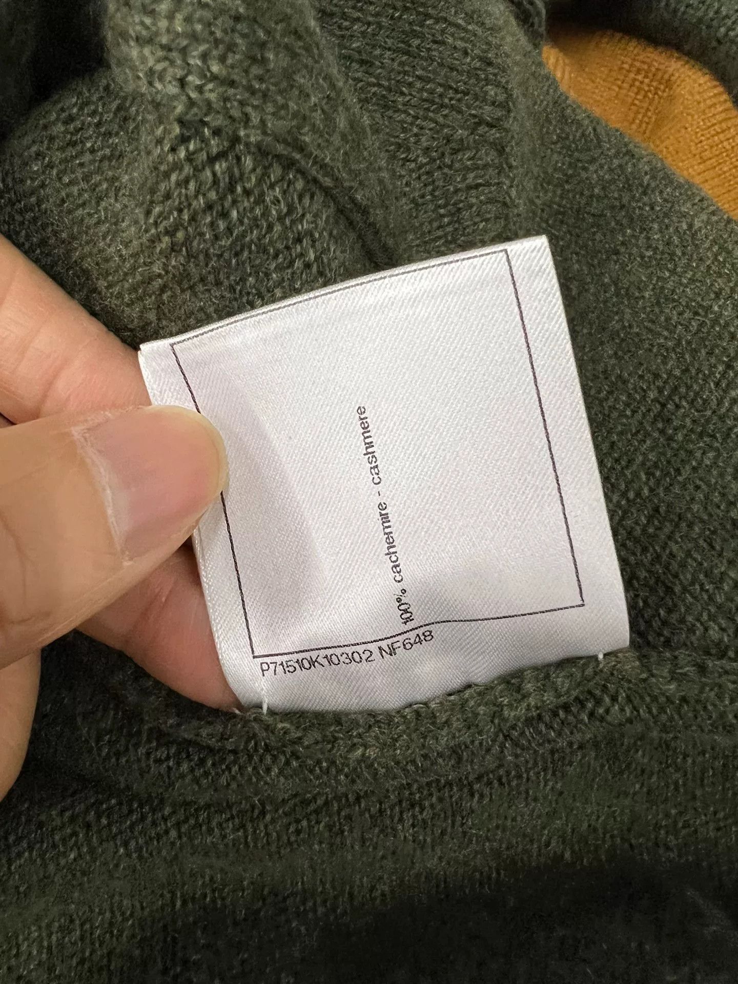 Chanel Chanel Green Long Cashmere Cardigan Size US S / EU 44-46 / 1 - 7 Thumbnail