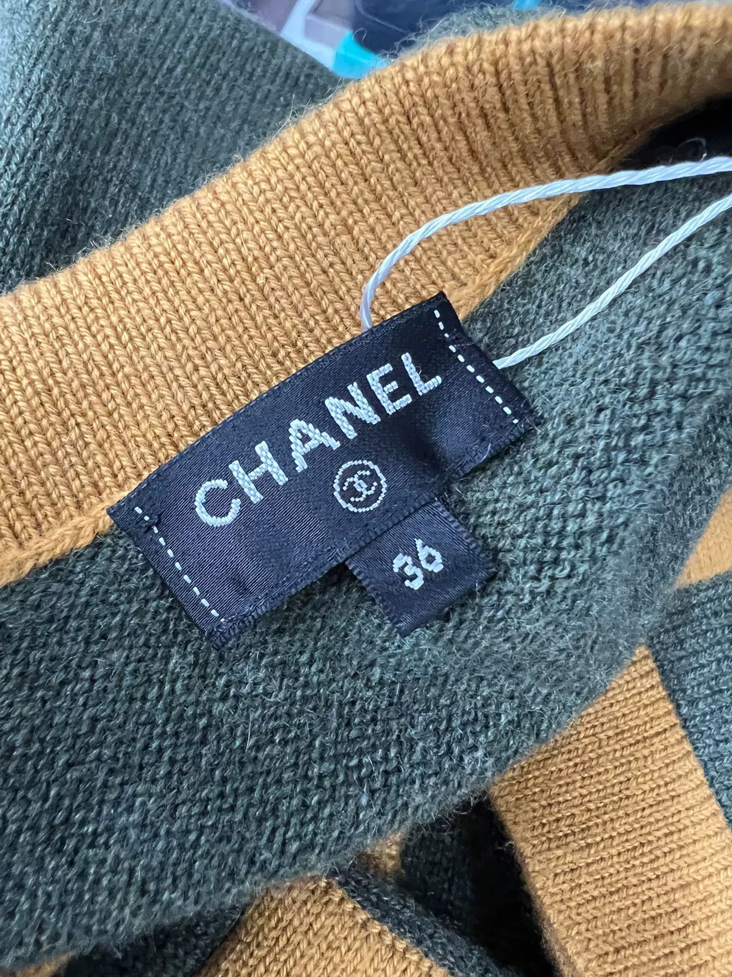 Chanel Chanel Green Long Cashmere Cardigan Size US S / EU 44-46 / 1 - 4 Thumbnail