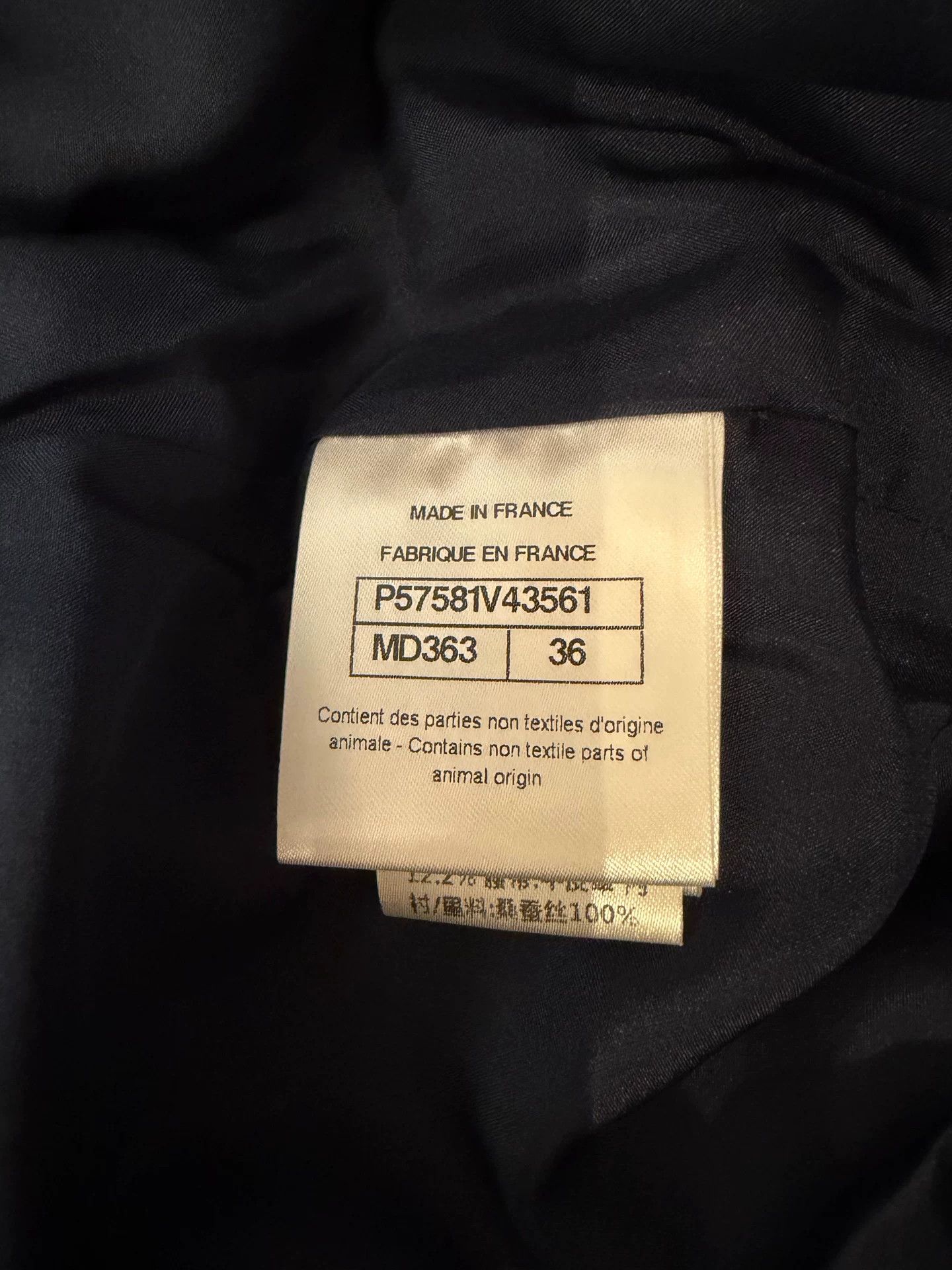 Chanel Chanel Blue Sequin Skirt with Belt Size 26" / US 2 / IT 38 - 4 Thumbnail