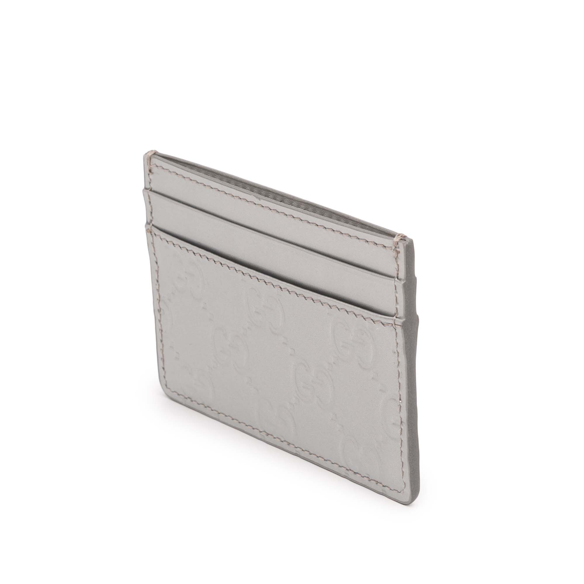 Gucci Gucci Patent Guccissima Card Holder Size ONE SIZE - 2 Thumbnail