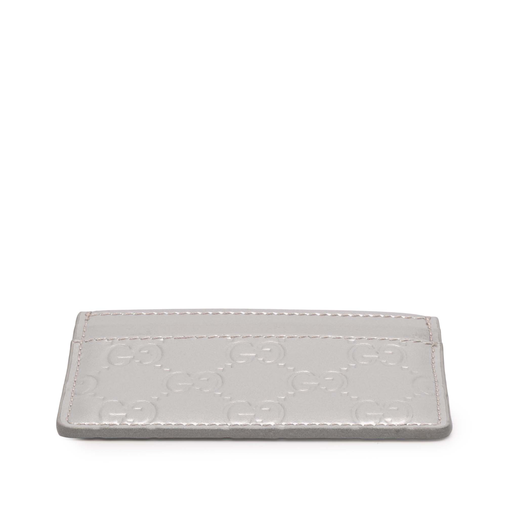 Gucci Gucci Patent Guccissima Card Holder Size ONE SIZE - 3 Thumbnail