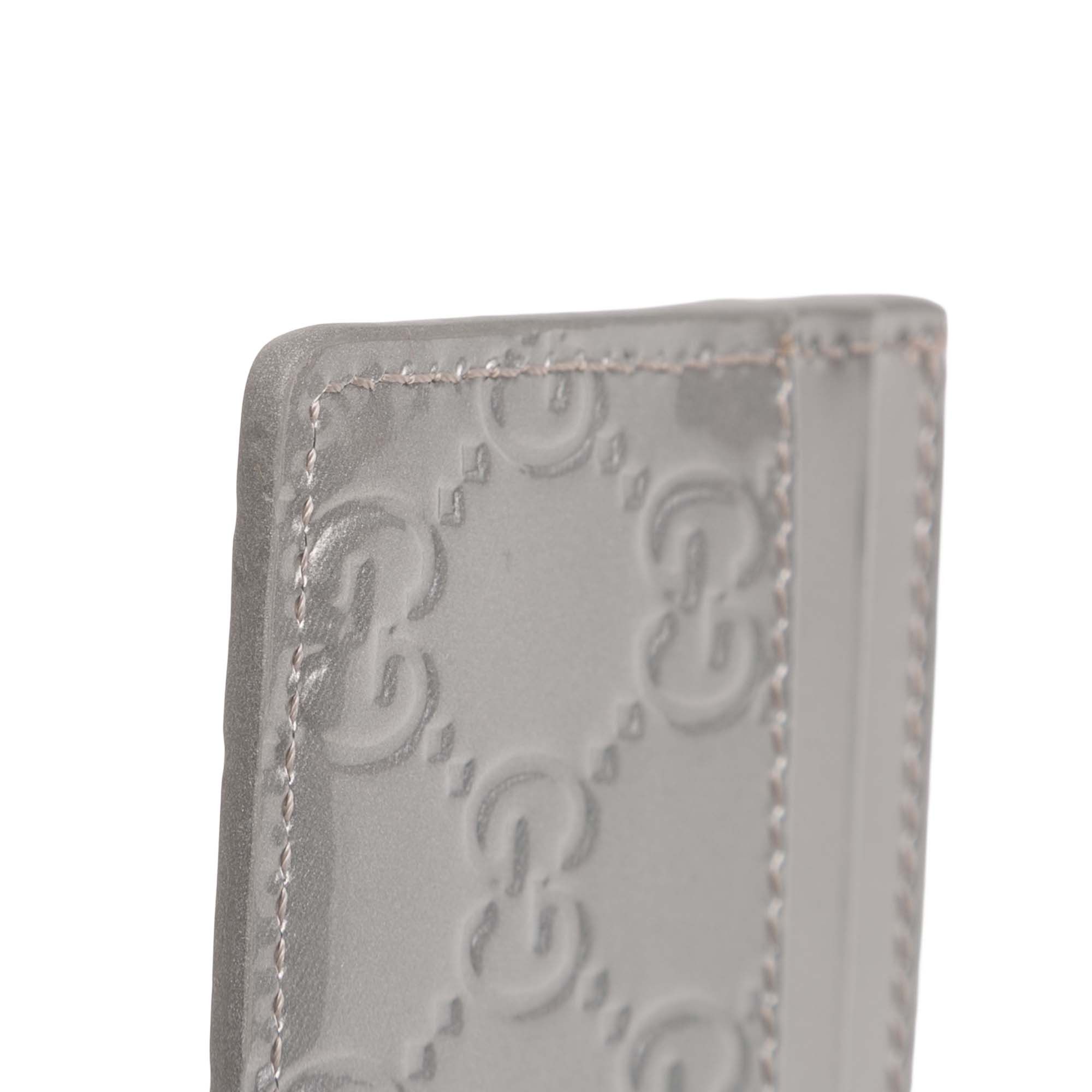 Gucci Gucci Patent Guccissima Card Holder Size ONE SIZE - 6 Thumbnail