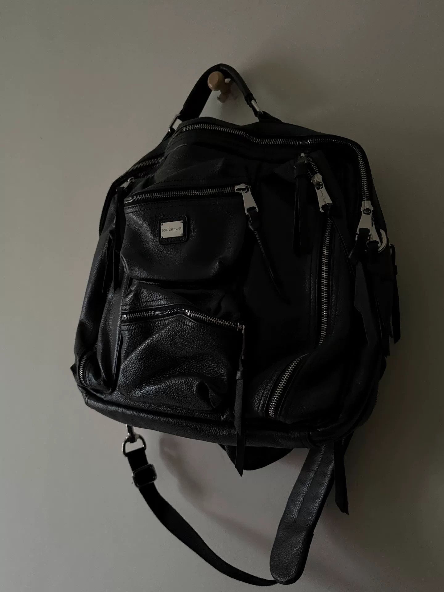 Dolce & Gabbana Dolce Gabbana Multi-Zipper Backpack Size ONE SIZE - 3 Thumbnail