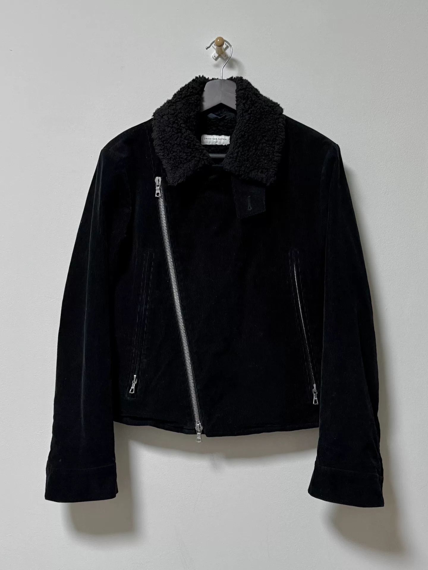 Dries Van Noten dries van noten black velvet zip jacket Size US S / EU 44-46 / 1 - 4 Thumbnail