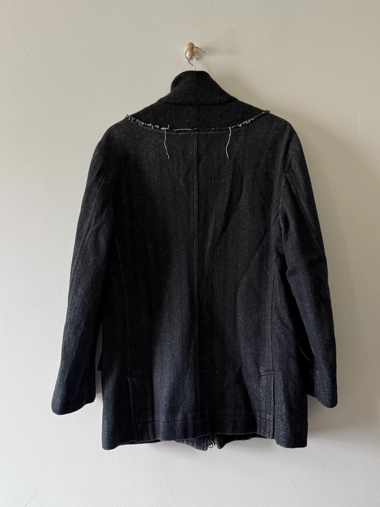 Issey Miyake unique issey miyake black jacket with fringe Size US S / EU 44-46 / 1 - 2 Thumbnail