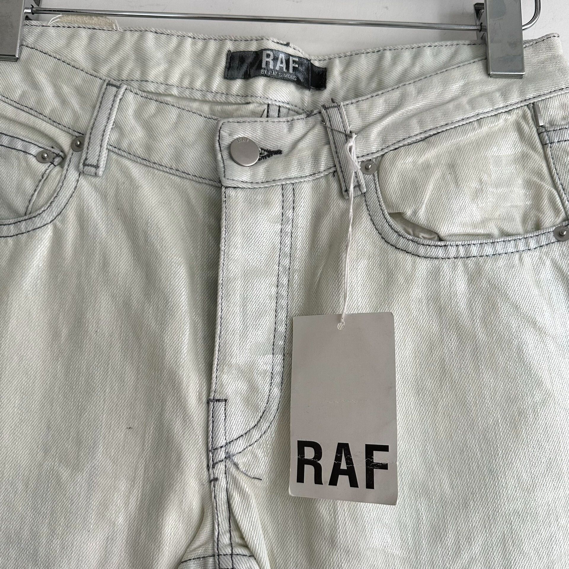 Raf by Raf Simons raf simons 07ss brush denim pants size 30 Size US 30 / EU 46 - 6 Thumbnail