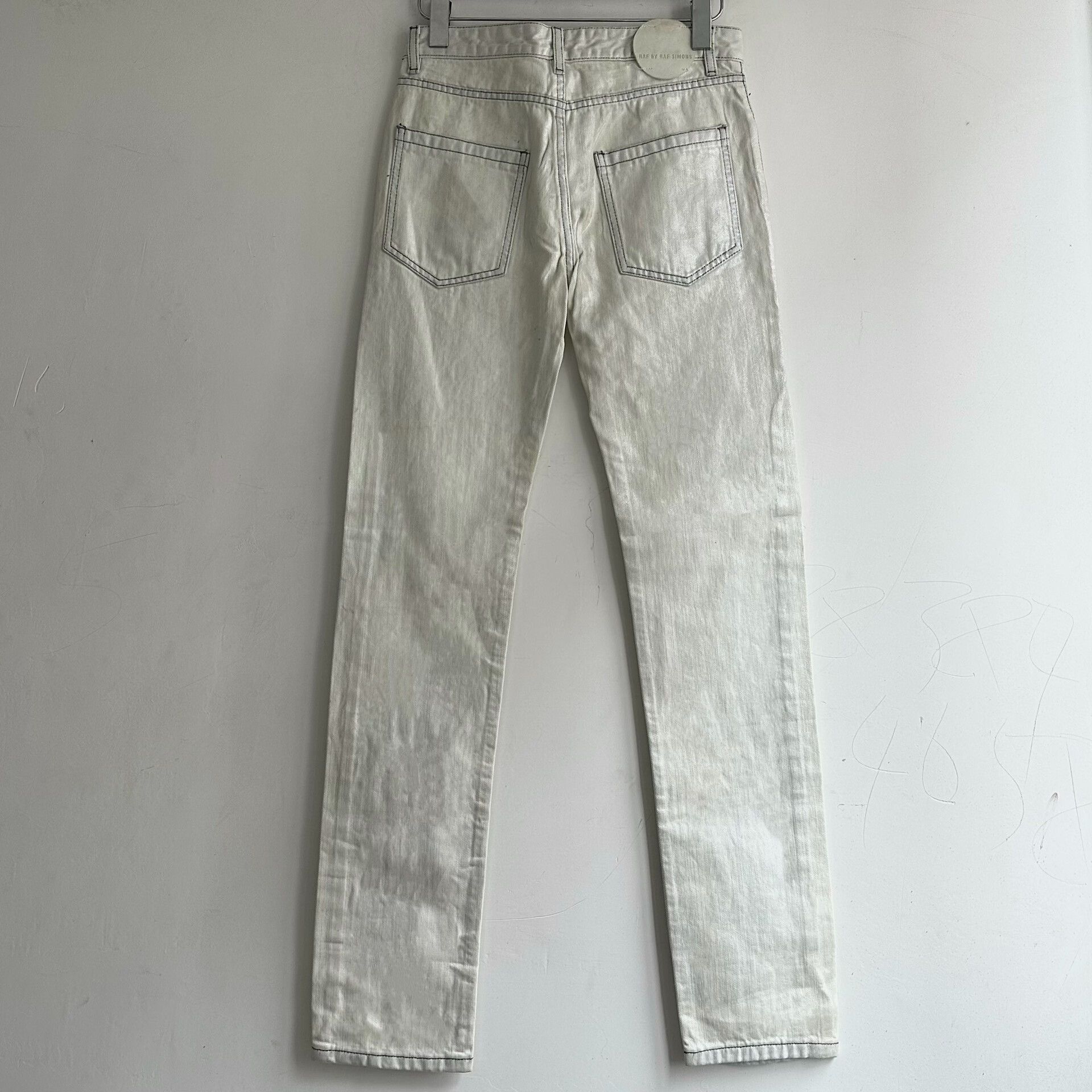 Raf by Raf Simons raf simons 07ss brush denim pants size 30 Size US 30 / EU 46 - 2 Thumbnail