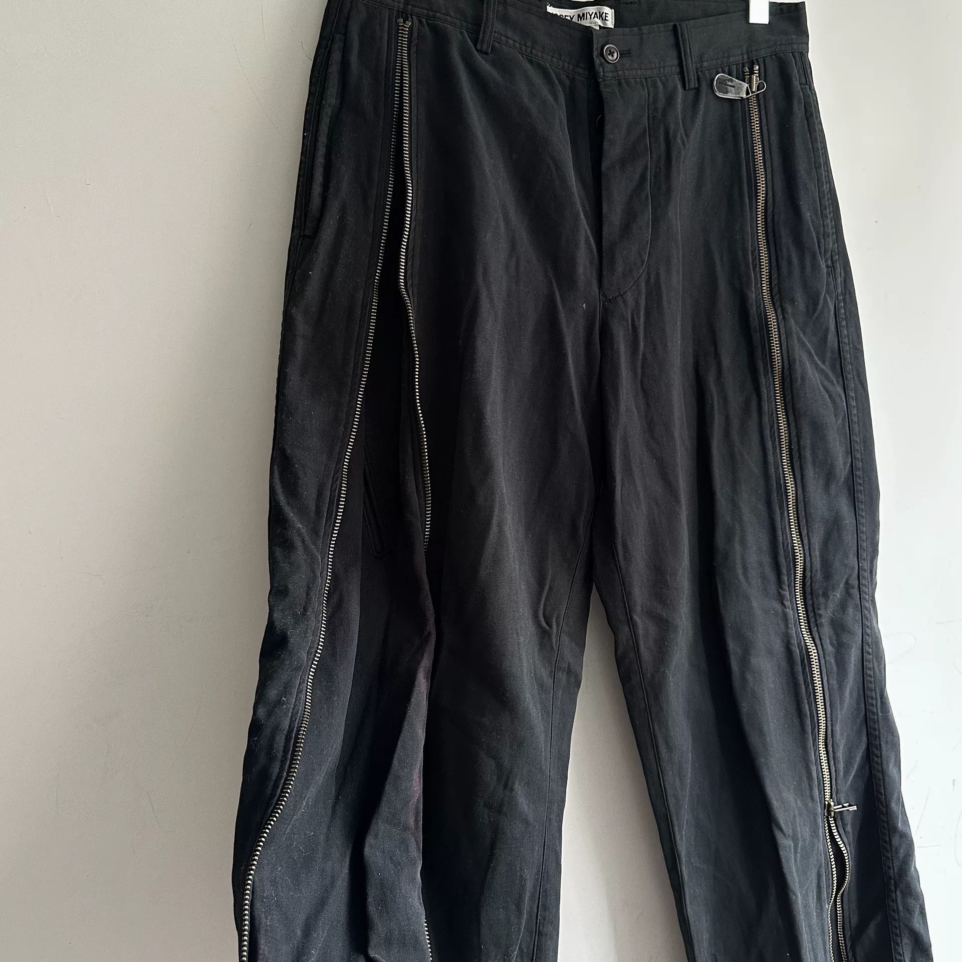 Issey Miyake issey miyake rare zip-up black pants Size US 32 / EU 48 - 4 Thumbnail