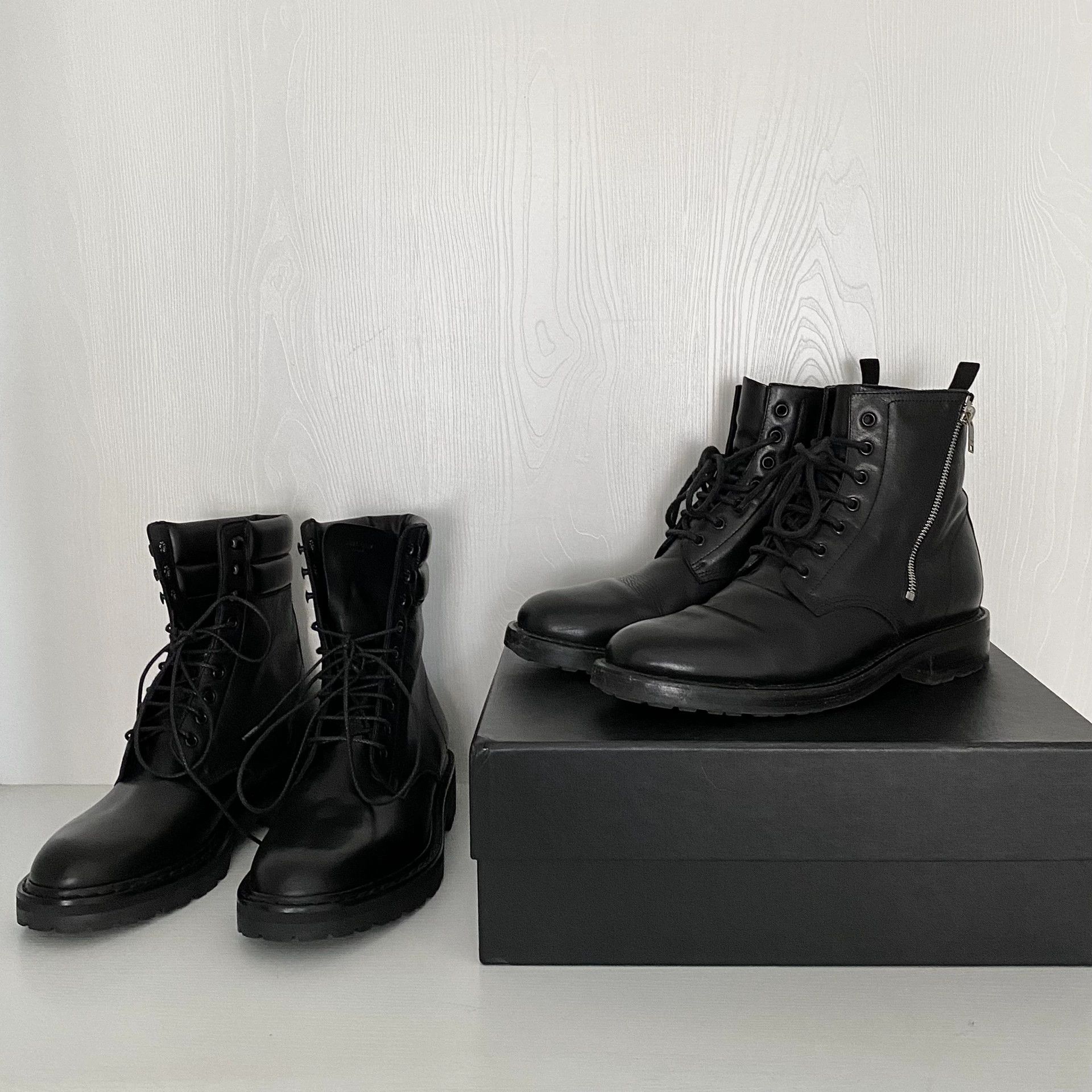 Saint Laurent Paris saint laurent black military zip boots Size US 10 / EU 43 - 3 Thumbnail