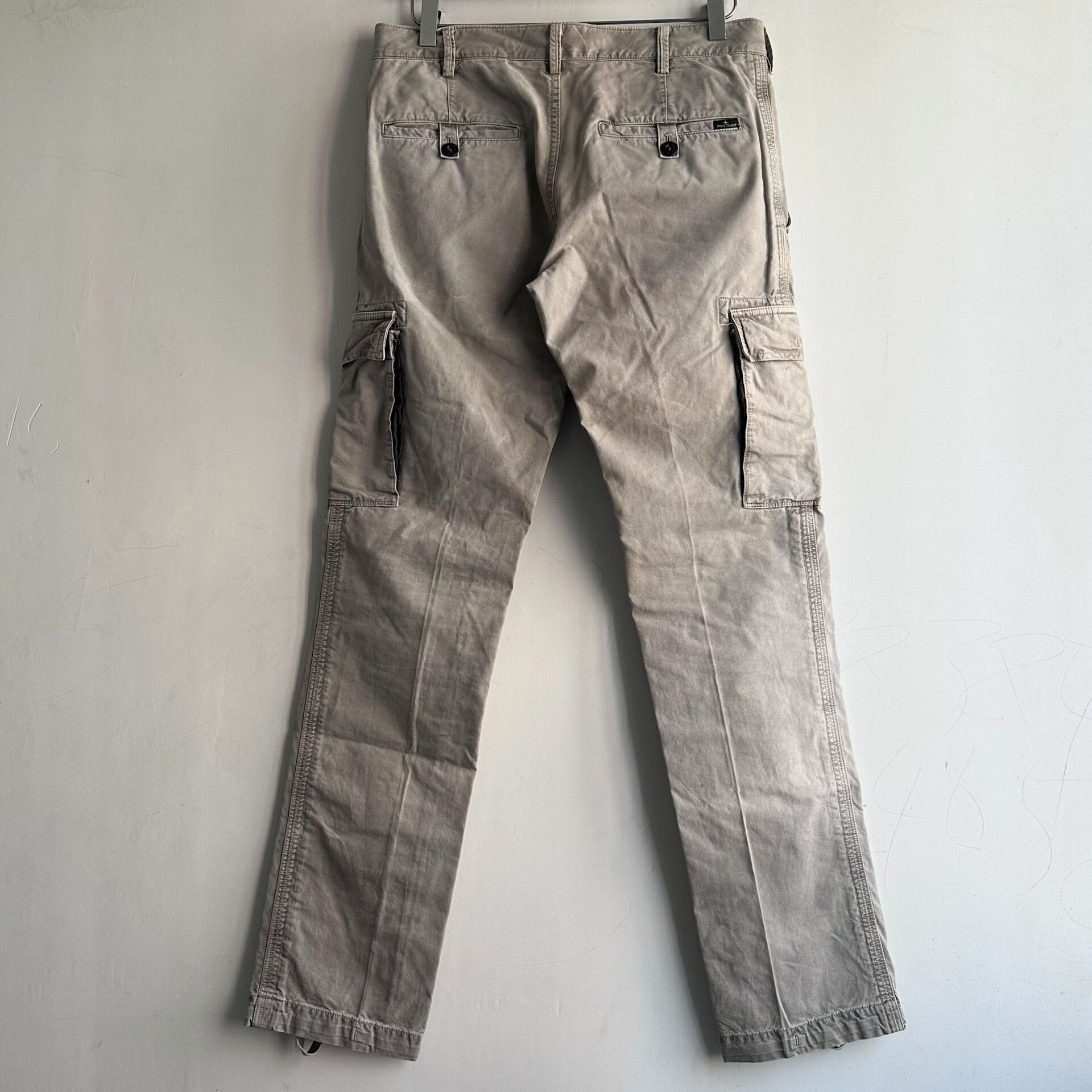 Stone Island vintage stone island gray cargo pants Size US 30 / EU 46 - 2 Thumbnail