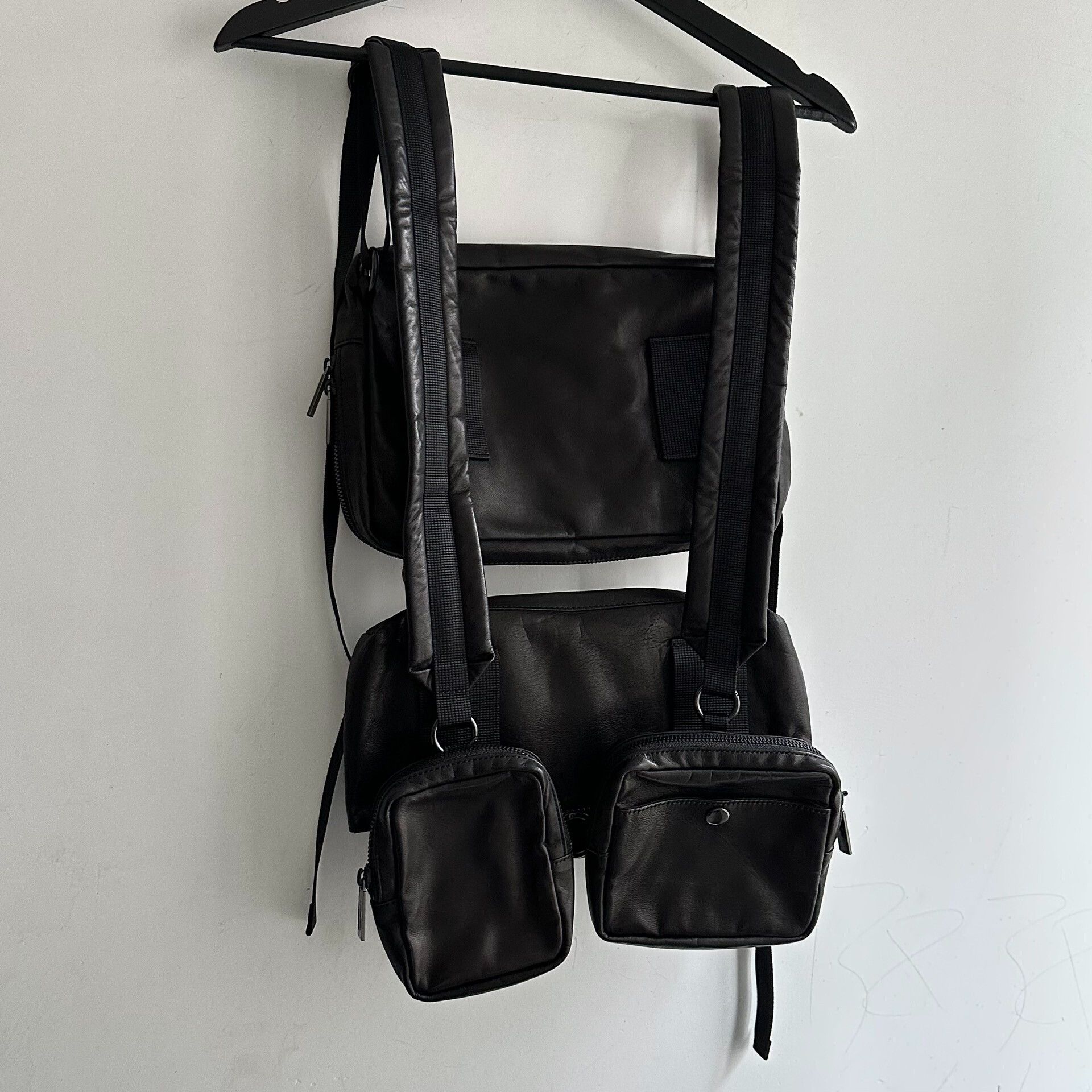 Yohji Yamamoto multifunctional black bag by yohji yamamoto Size ONE SIZE - 2 Thumbnail