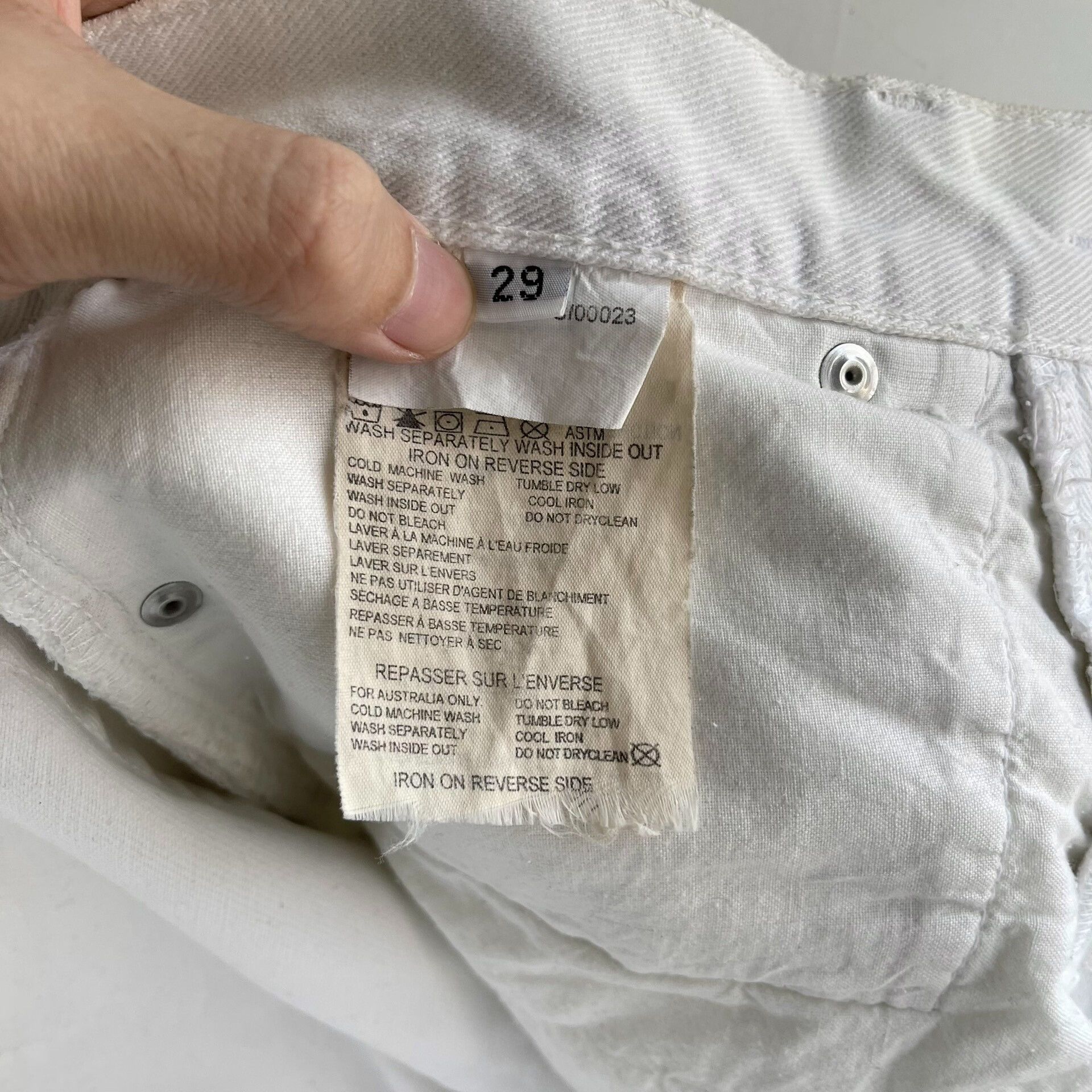 Helmut Lang helmut lang tire print denim jeans Size US 29 - 5 Thumbnail