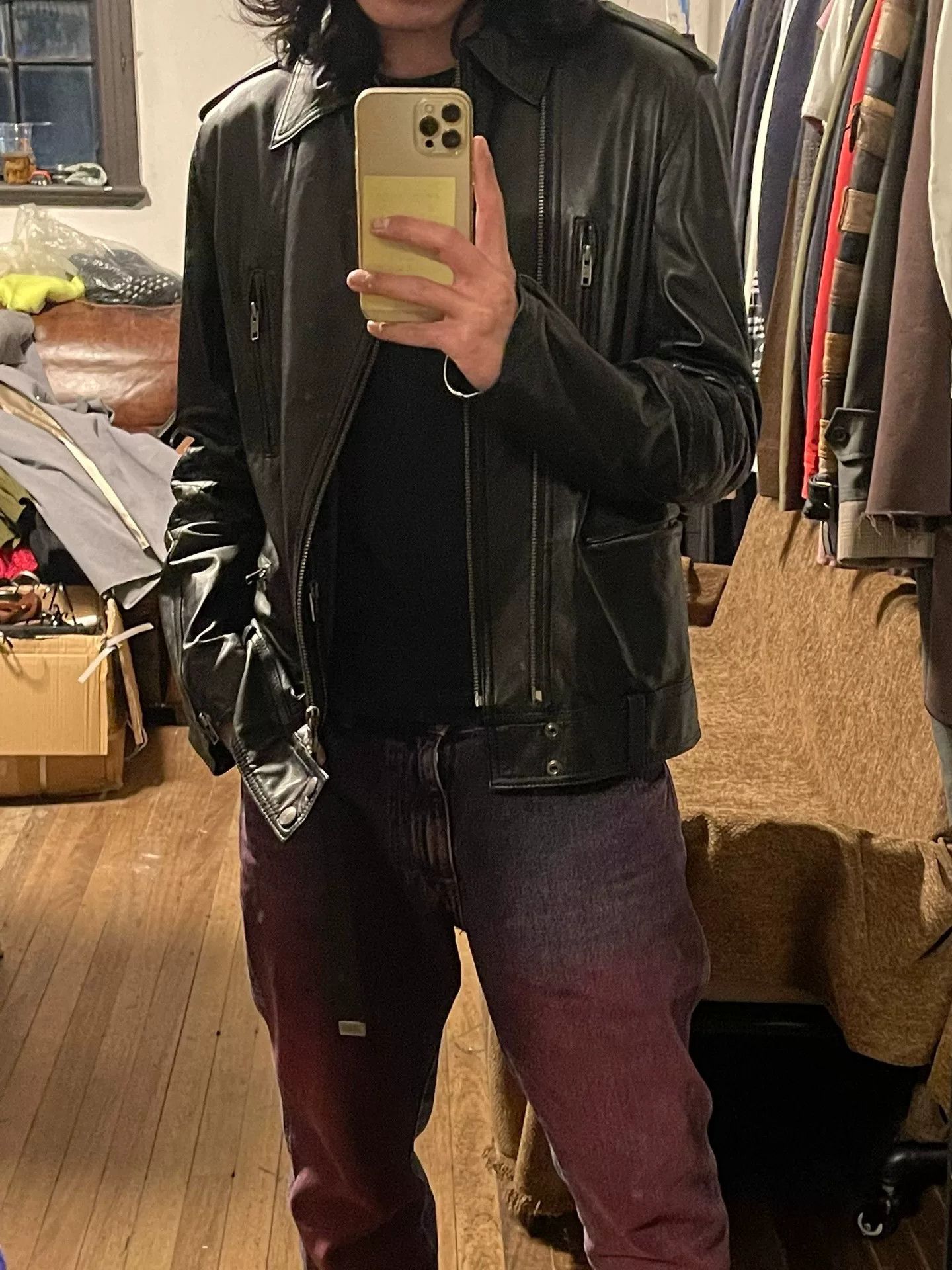 Jean Paul Gaultier jean paul gaultier leather biker jacket Size US XXL / EU 58 / 5 - 7 Thumbnail