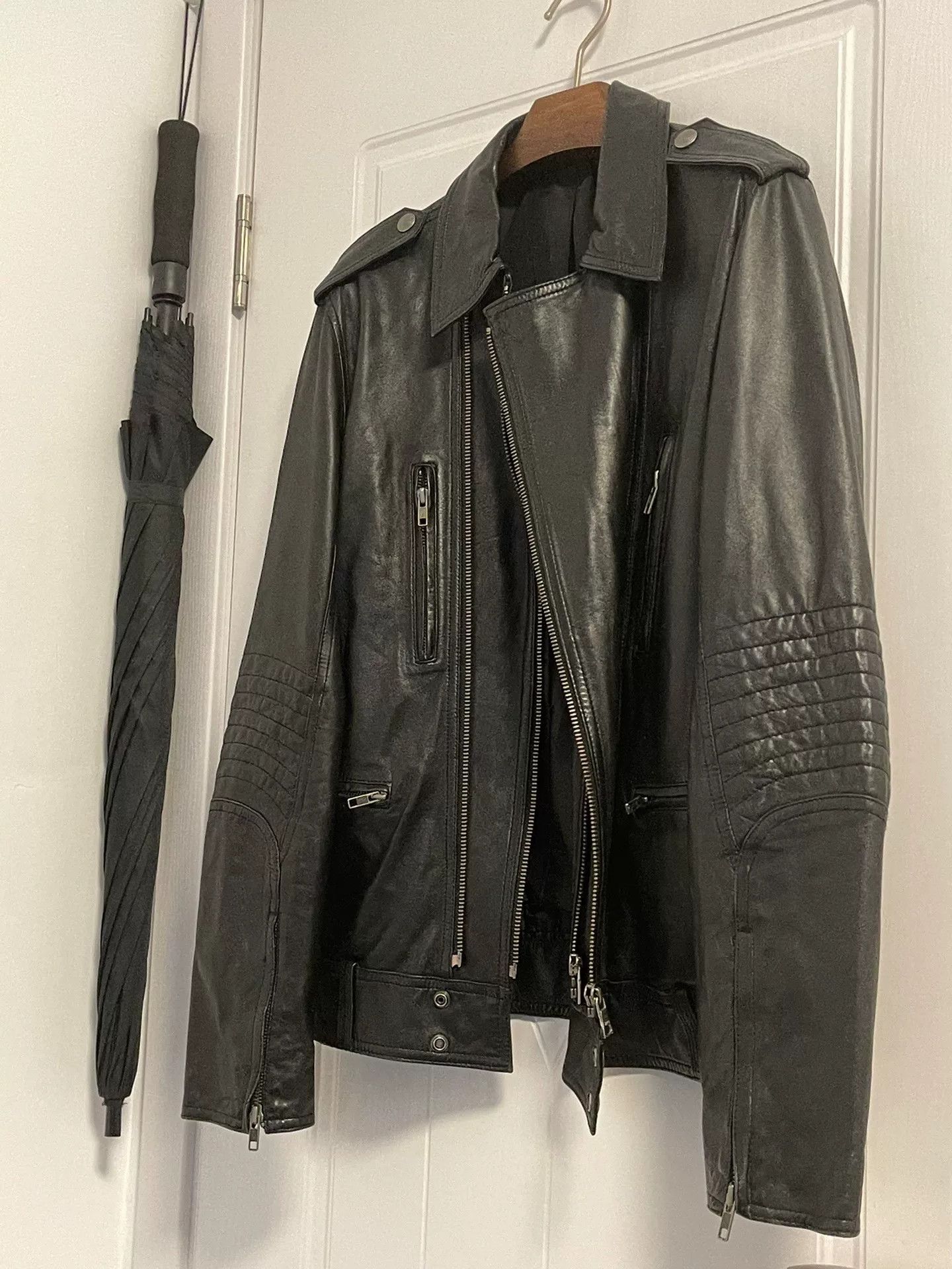 Jean Paul Gaultier jean paul gaultier leather biker jacket Size US XXL / EU 58 / 5 - 3 Thumbnail