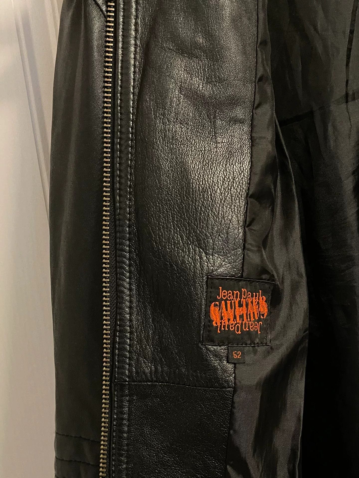 Jean Paul Gaultier jean paul gaultier leather biker jacket Size US XXL / EU 58 / 5 - 4 Thumbnail