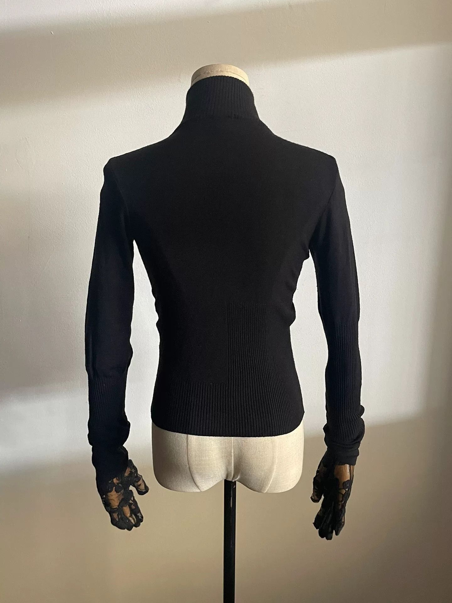 Dirk Bikkembergs Dirk Bikkembergs Red Zip Knit Top Size S / US 4 / IT 40 - 6 Thumbnail