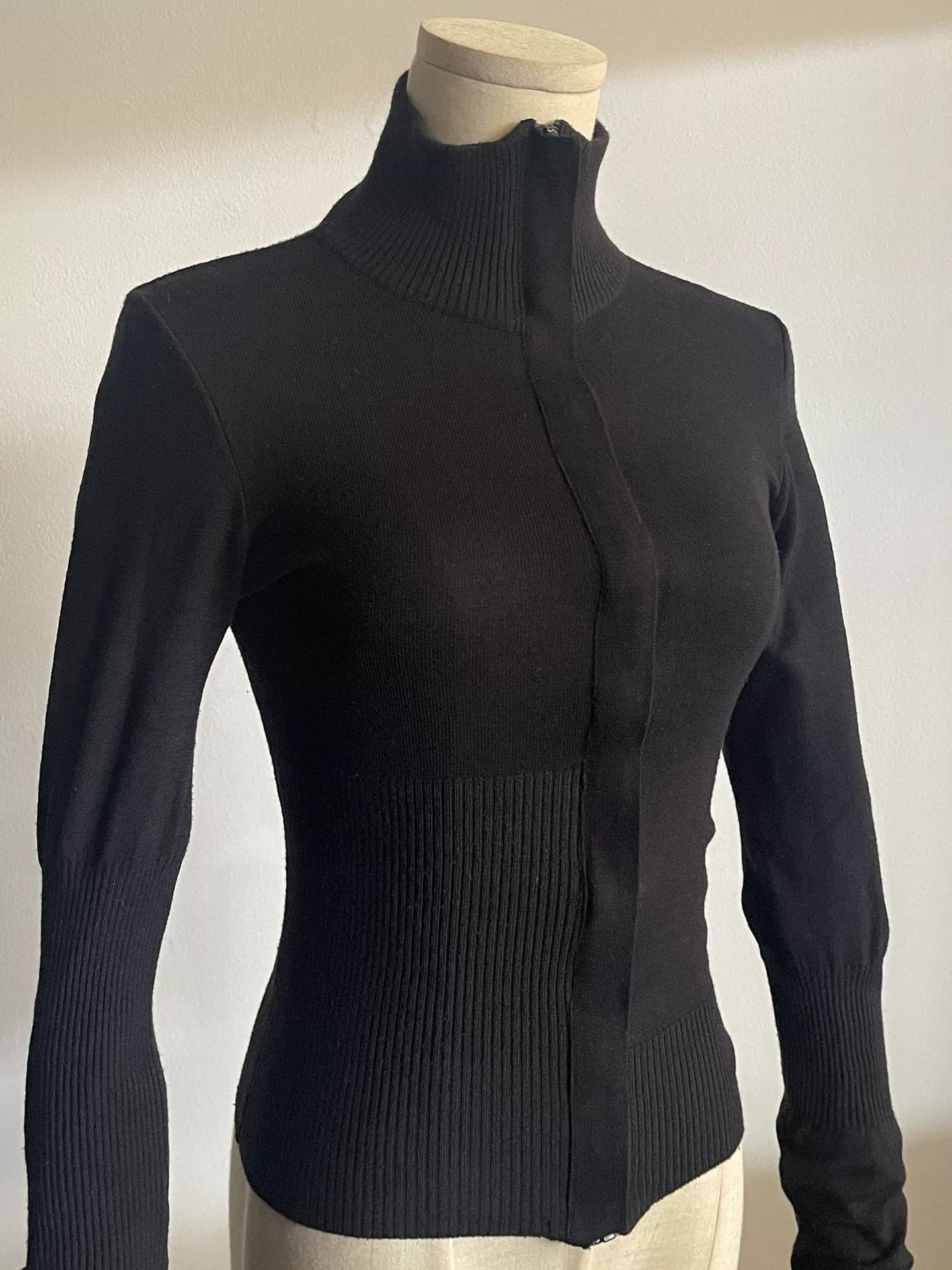Dirk Bikkembergs Dirk Bikkembergs Red Zip Knit Top Size S / US 4 / IT 40 - 4 Thumbnail