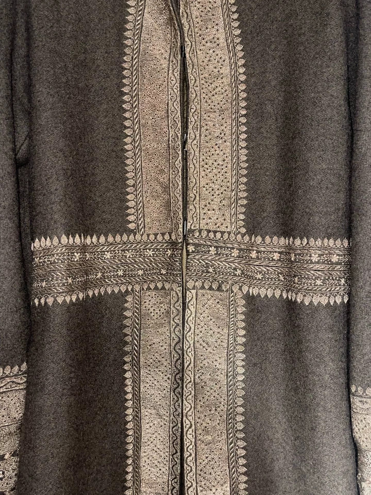 Dries Van Noten dries van noten wool coat with embroidery Size M / US 6-8 / IT 42-44 - 3 Thumbnail