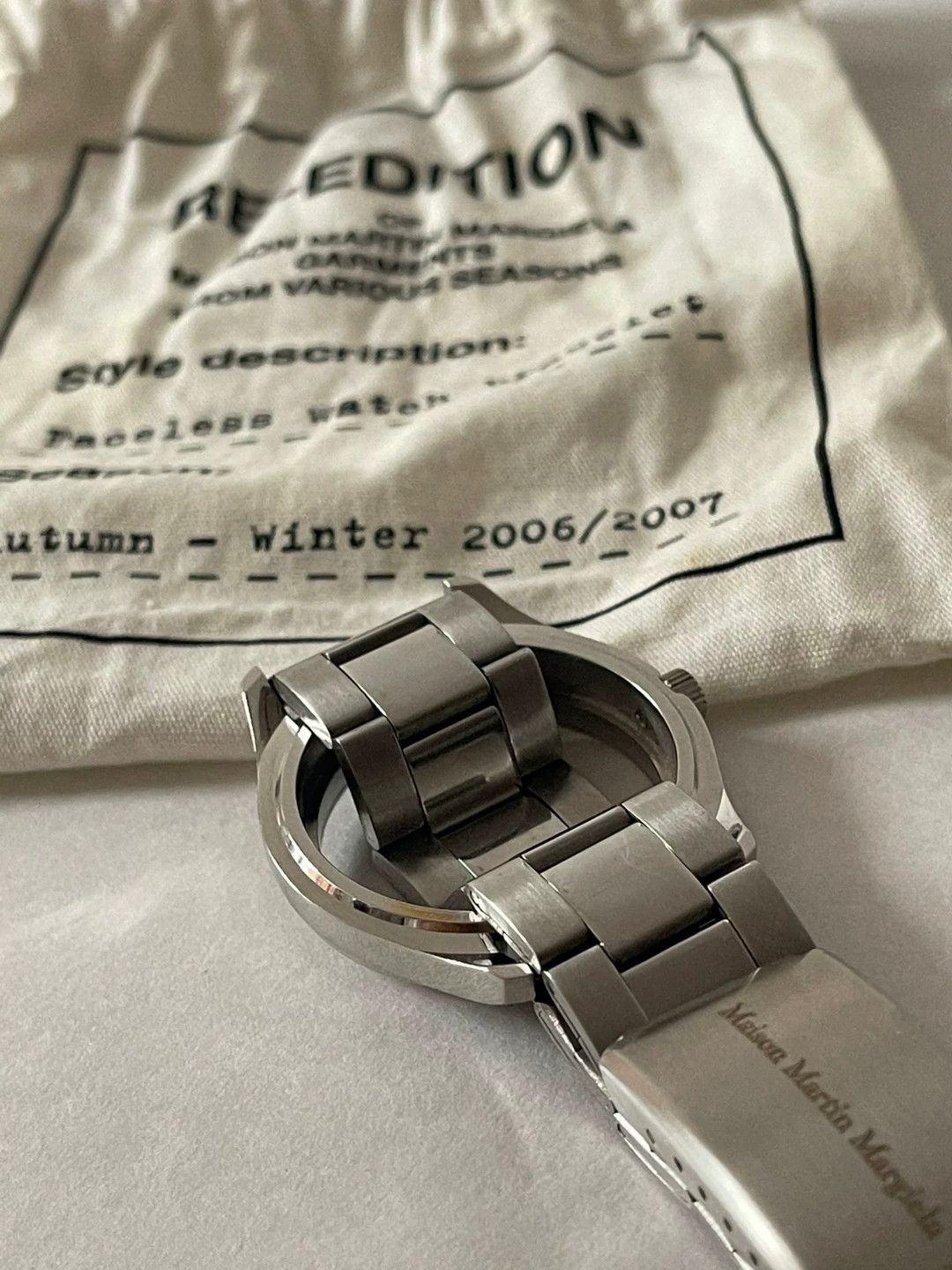 Maison Margiela timeless stainless steel bracelet watch Size ONE SIZE - 3 Thumbnail