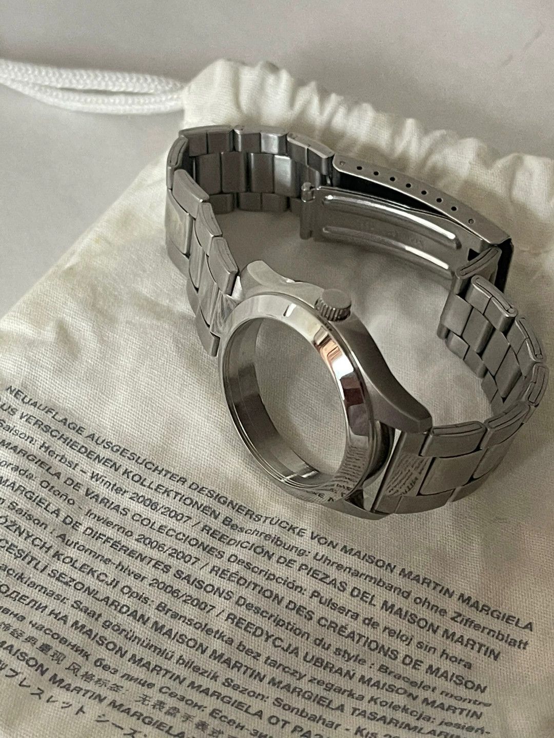 Maison Margiela timeless stainless steel bracelet watch Size ONE SIZE - 4 Thumbnail