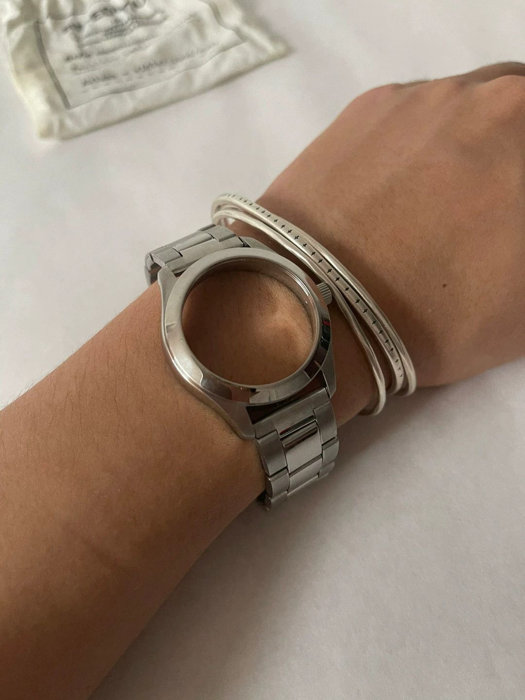 Maison Margiela timeless stainless steel bracelet watch Size ONE SIZE - 5 Thumbnail
