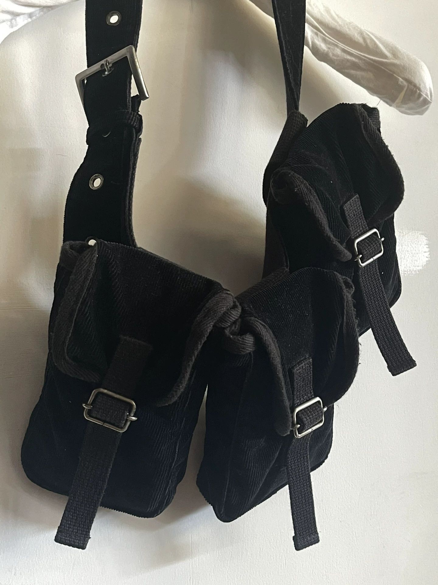 Jean Paul Gaultier corduroy utility belt bag by jean paul gaultier Size ONE SIZE - 4 Thumbnail
