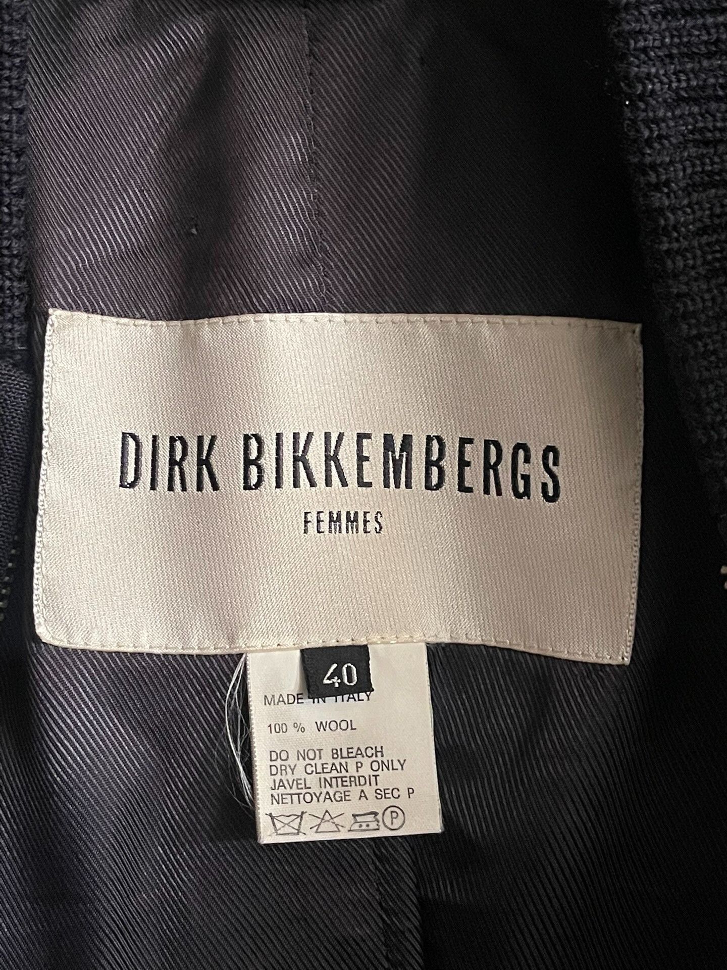 Dirk Bikkembergs dirk bikkembergs wool cropped jacket Size M / US 6-8 / IT 42-44 - 3 Thumbnail
