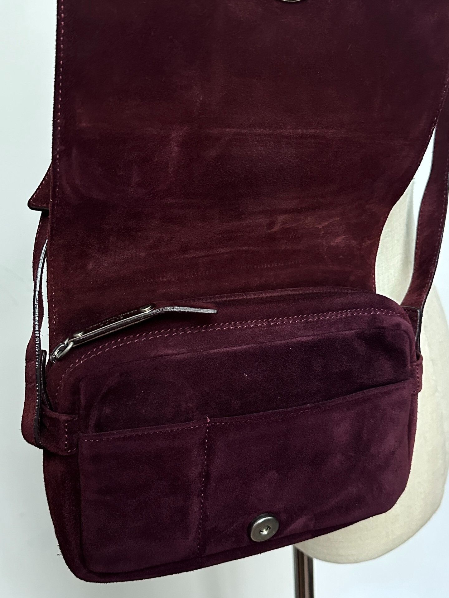 Maison Margiela Maison Martin Margiela Red Suede Crossbody Bag Size ONE SIZE - 5 Thumbnail